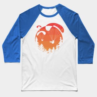 Paragliding Gaggle Baseball T-Shirt